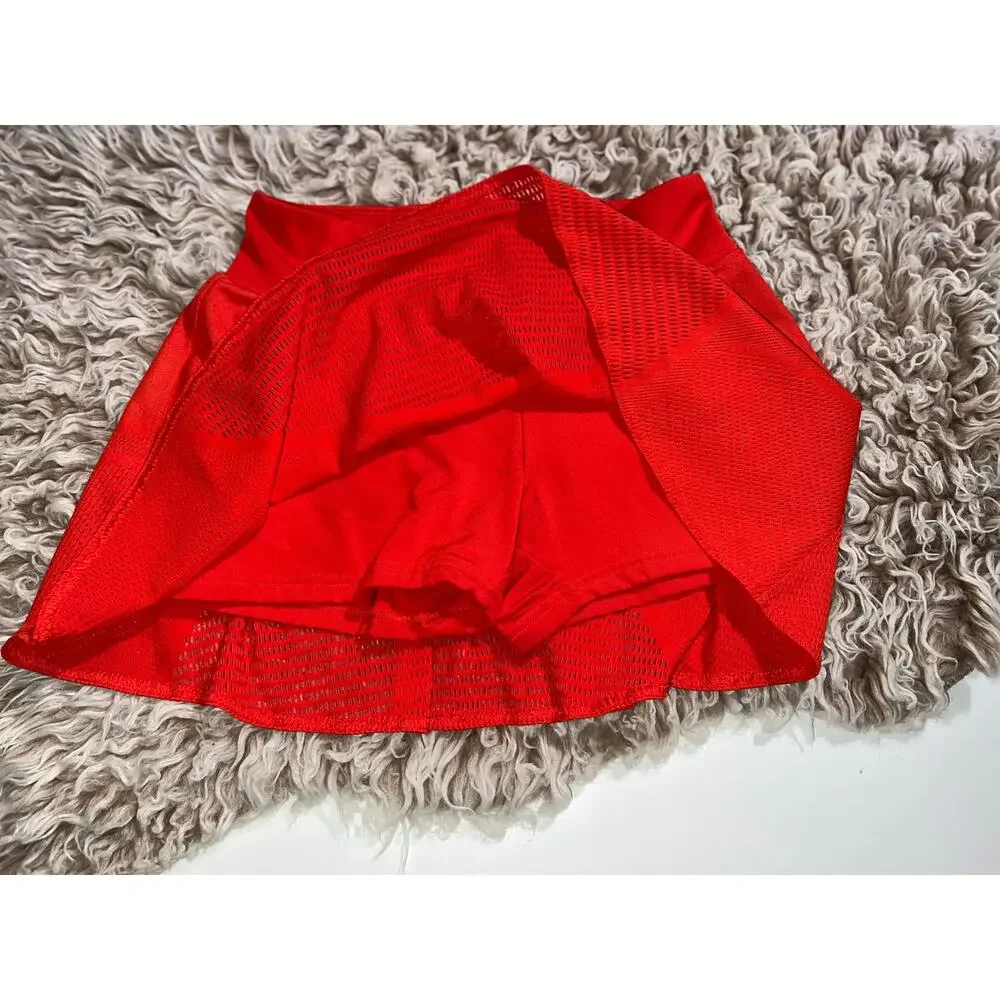 Adidas women’s Stella McCartney women’s red tennis shirt - Picture 9 of 15